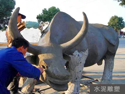 云南宝山水泥雕塑动物－北京淡水河谷水泥雕塑动物