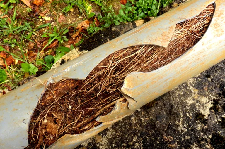 下水道和输水管道中的树根-处理地面公用事业管线中的树根