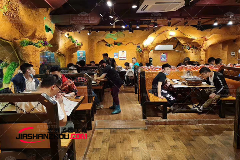 北京圣园分享装饰窑洞餐厅房客厅和餐厅的佳方法