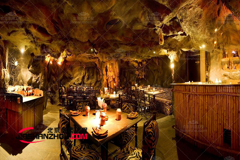 人造洞穴餐厅室内外结合设计布局更出彩