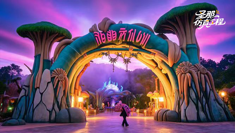 仿真树大门.jpg 仿真树大门