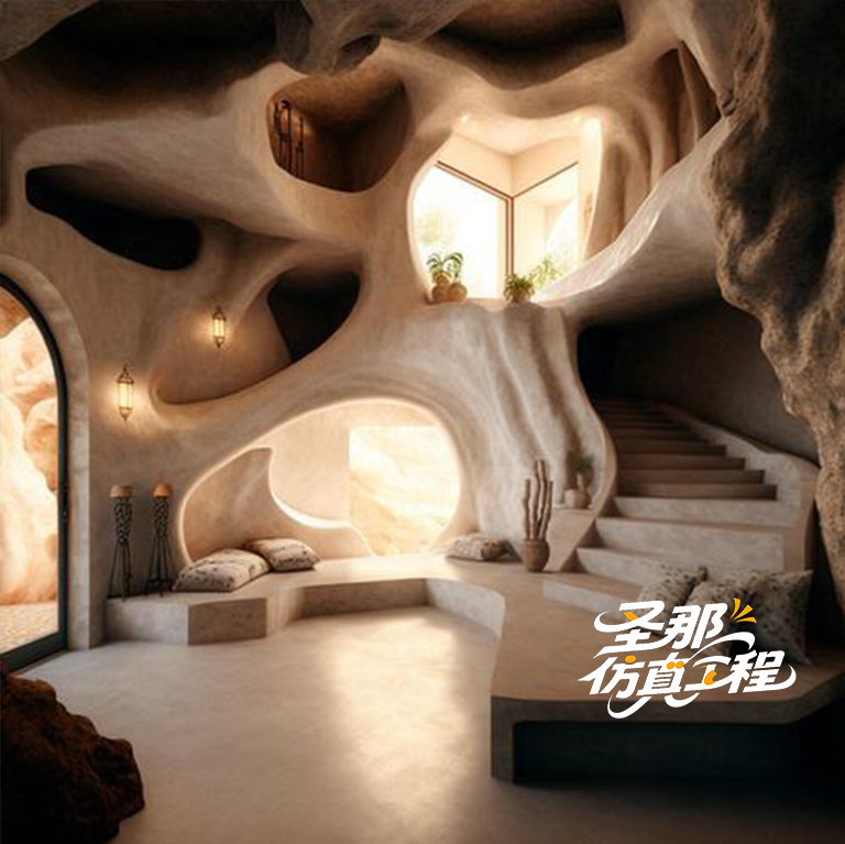 水泥仿木楼梯.jpg 水泥仿木楼梯