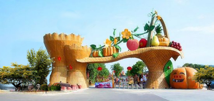 北京淡水河谷拥有海量生态园大门精品案例的厂家