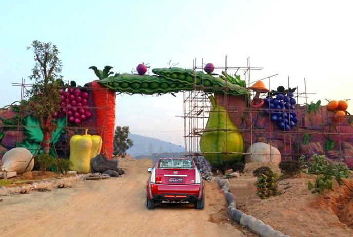 生态园大门制作的主题表达思想核心因素