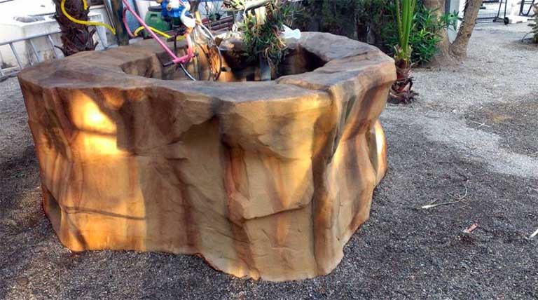 水泥假山制作过程图解－很详细的记录，进来欣赏一下