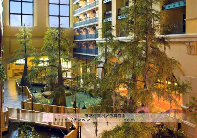 室内仿真树装饰技巧美到爆棚