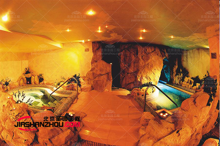 在冷门小岛挖仿真洞穴别墅豪宅享一片海