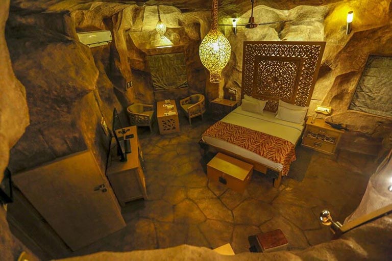 人造水泥仿真岩洞酒店制作 水泥浮雕厂家定制