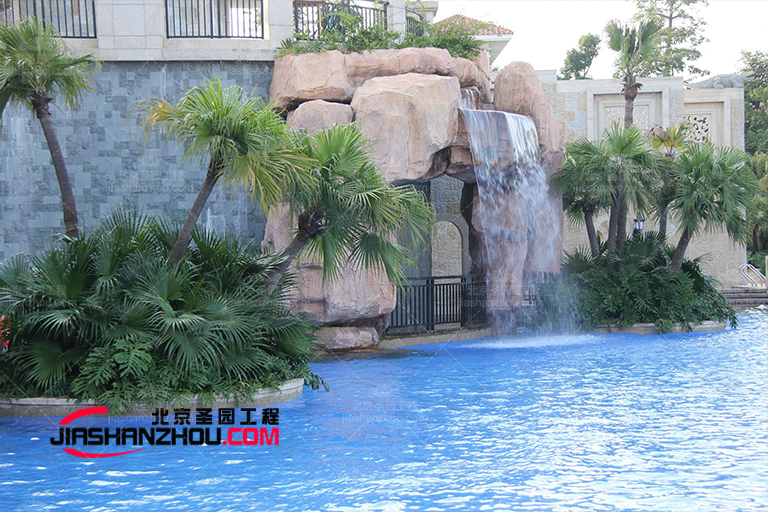 甘肃现代仿真假山庭院 自然与现代的完美融合