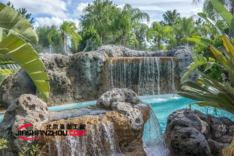 河南中式仿真假山环境设计 自然与传统的和谐之美