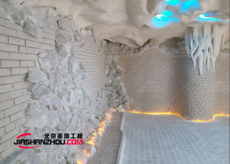 现代盐洞汗蒸盐疗房间装修效果图 颜值抗打