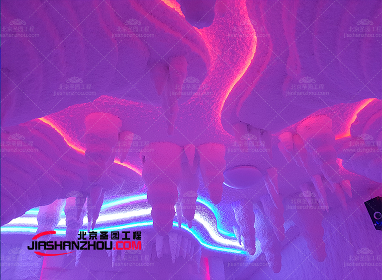 仿真盐洞民宿不同光线下的不同外观美图画廊