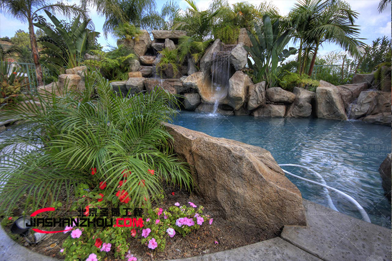 河南水泥假山不止只有一种f格 打造假山应该注意哪些细节