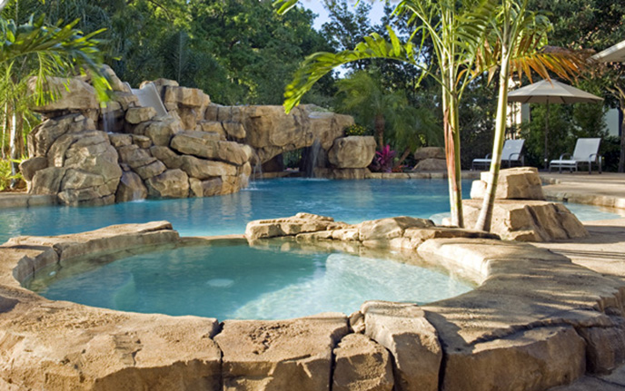 上海大型水泥假山 自然系生活方式的秘密武器