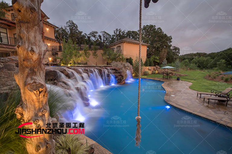 湖南塑石假山庭院水池自然与人文的奇妙交响 你打卡了吗