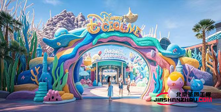 常州塑石假山大门入口景观 在塑石假山大门中找回心灵宁静