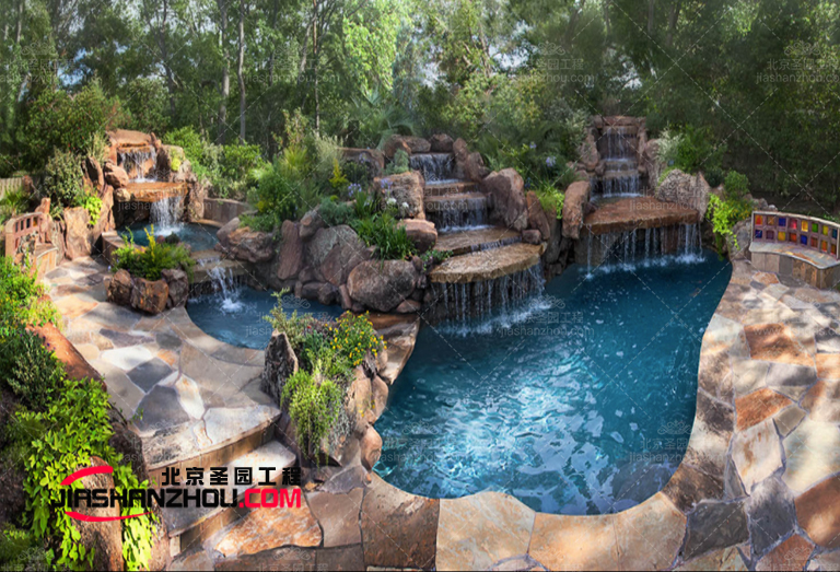 湖南水泥直塑仿真假山 一种广泛使用的景观艺术