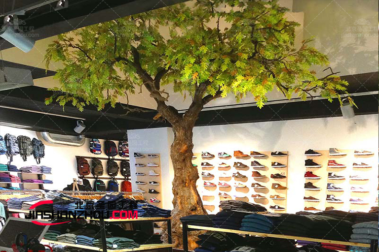 山东假树制作厂家 商场游乐园大型仿真树造景公司