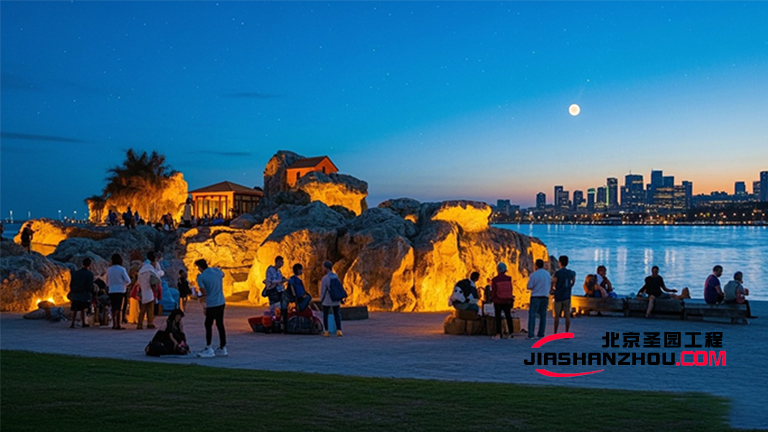 郑州多样化的生态水泥假山景观 让你可以轻松享受美景