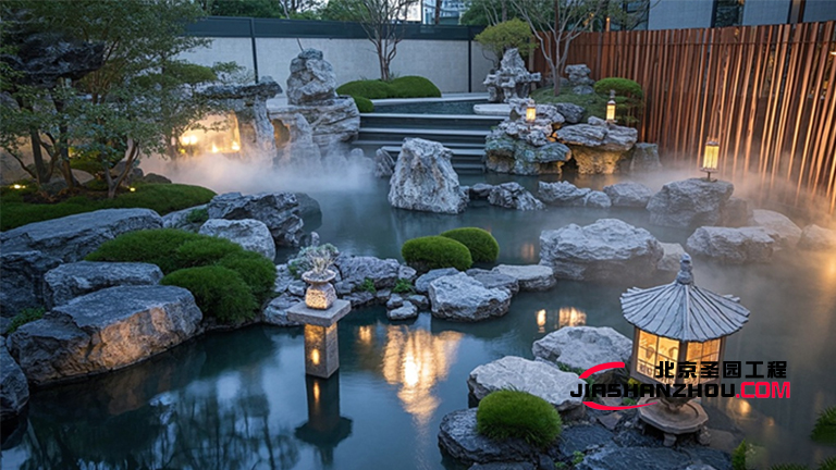 浙江水泥假山打造的美景是徒步与休闲的理想景观之地