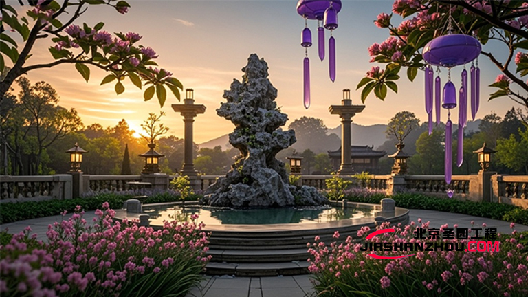 广东用心设计的仿真假山有着诗一般的气息 让人流连忘返