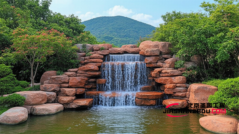 黑龙江仿真假山古城之秋轻轻一缕f 古城内的一抹秋色