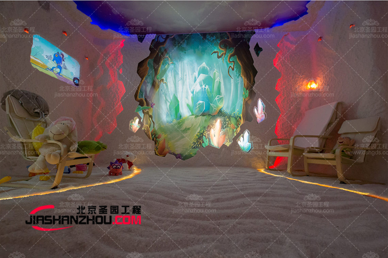 洞穴主题盐疗房