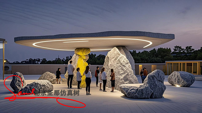 水泥仿木凉亭.jpeg 水泥仿木凉亭