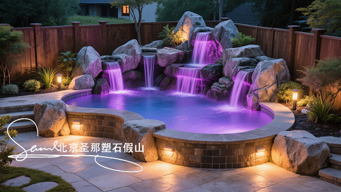 假山水池