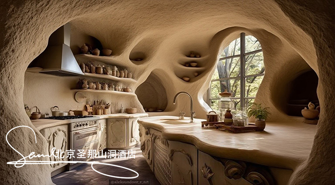 岩洞装修风格餐厅