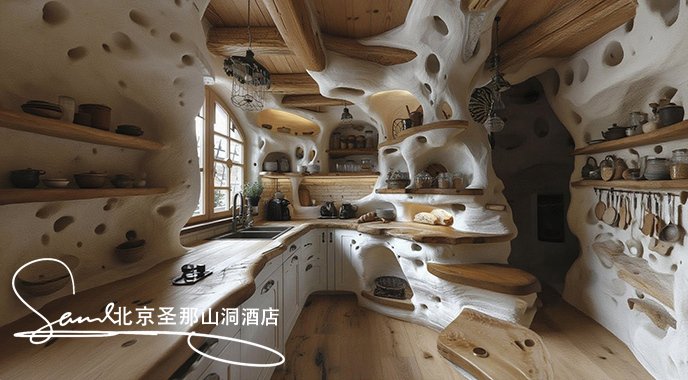 岩洞装修风格餐厅