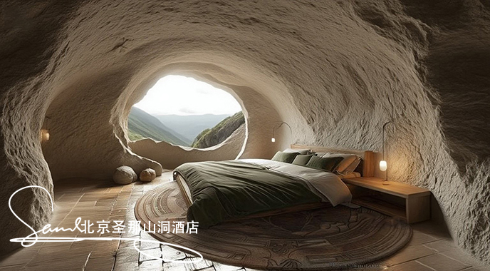 水泥仿真山洞酒店饭店