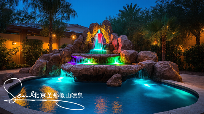 假山喷泉
