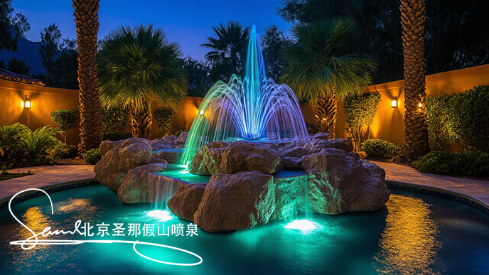 假山喷泉