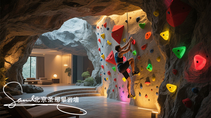 攀岩假山