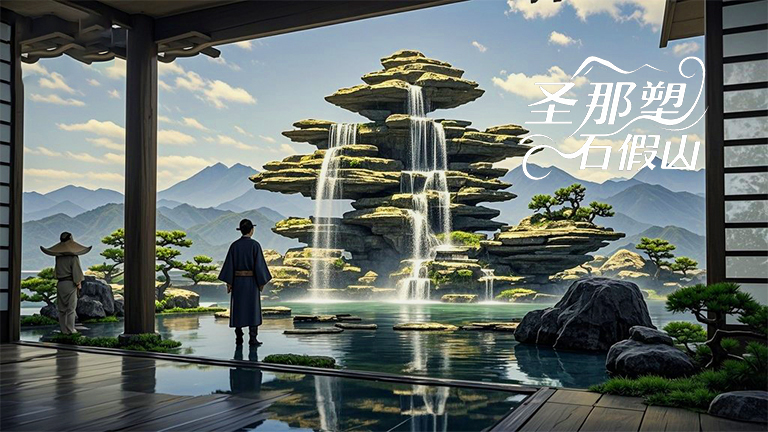 塑石假山.jpg 塑石假山