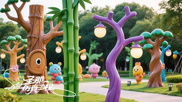 卡通灯杆.jpg 卡通灯杆