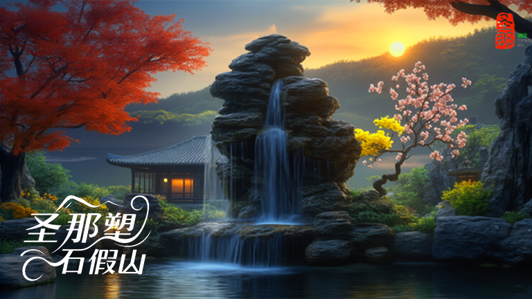 水泥假山
