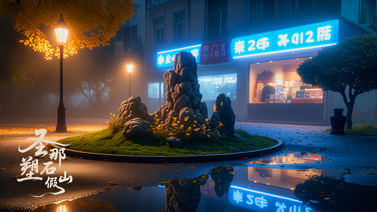 仿真假山